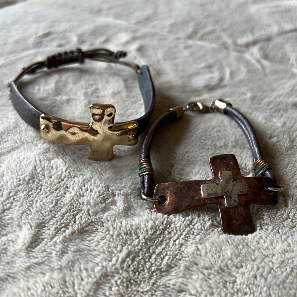 Cross Bracelets.